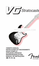 Fender Stratocaster Manual do utilizador