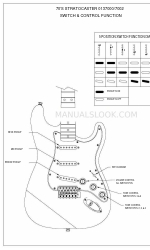 Fender Stratocaster Função de controlo