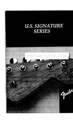 Fender U.S. Signature series ユーザーマニュアル