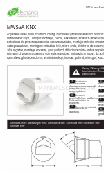 CP Electronics MWS3A-KNX Panduan Instalasi