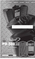 Fender PASSPORT PD-500 Benutzerhandbuch