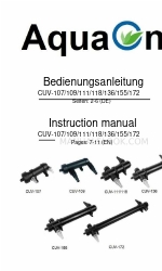 Aqua One CUV-109 Manuel d'instruction