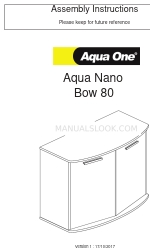 Aqua One Aqua Nano Bow 80 Manual Petunjuk Perakitan