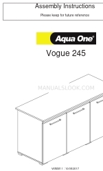 Aqua One AquaOne Vogue 245 Manual de instruções de montagem