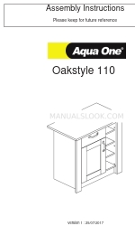 Aqua One Oakstyle 110 Manual Petunjuk Perakitan