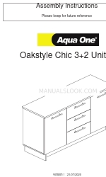 Aqua One Oakstyle Chic 3+2 Unit Manual Petunjuk Perakitan