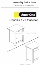 Aqua One Shades 1+1 Cabinet Инструкция по сборке Руководство