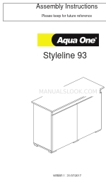 Aqua One Styleline 93 Manual de instruções de montagem