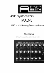 AVP Synthesizer MAD-5 Benutzerhandbuch