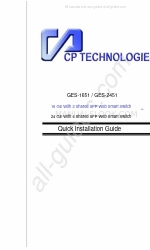 CP TECHNOLOGIES GES-2451 Hızlı Kurulum Kılavuzu