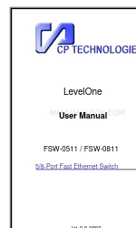 CP TECHNOLOGIES LevelOne FSW-0511 사용자 설명서