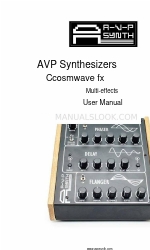 AVP Synthesizers COSMWAVE FX Manual del usuario