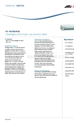 Allied Telesis AT FS708  AT-FS708 AT-FS708 Информационный лист