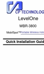 CP TECHNOLOGIES WBR-3800 Panduan Instalasi Cepat