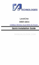 CP TECHNOLOGIES WBR-6804 Handbuch zur Schnellinstallation