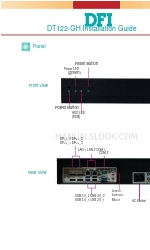 DFI DT122-GH Manual de instalación