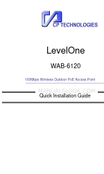 CP TECHNOLOGIES WAB-6120 Manual de instalação rápida