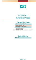 DFI DT122-SD Instrukcja instalacji