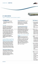 Allied Telesis AT-8000S/48POE Информационный лист