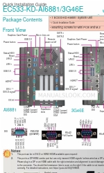 DFI EC533-KD-3G46E クイック・インストール・マニュアル