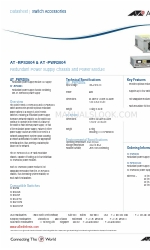 Allied Telesis AT-8516F/SC Series Datasheet