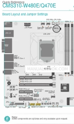 DFI CMS310-W470E Quick Reference