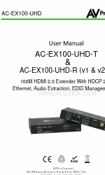 AVProConnect AC-EX100-UHD-R Manuel de l'utilisateur