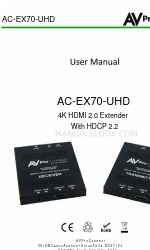 AVProConnect AC-EX70-UHD Manuel de l'utilisateur