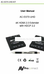 AVProConnect AC-EX70-UHD Manuel de l'utilisateur