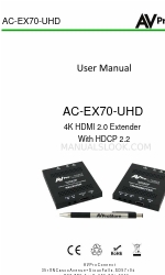 AVProConnect AC-EX70-UHD Manuel de l'utilisateur