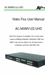 AVProConnect AC-MXMV122-UHD Manuale d'uso