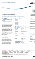 Allied Telesis AT-9408LC/SP Series Scheda tecnica