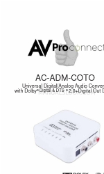 AVProConnect AC-ADM-COTO Handmatig