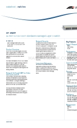 Allied Telesis AT-9424T/SP Series 데이터시트