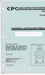 CPC 809-1060 Installation And Operation Manual