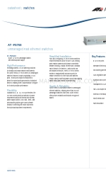 Allied Telesis AT-FS708 Информационный лист