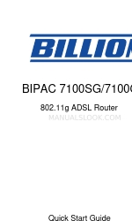 Billion BiPAC 7100SG Manuel de démarrage rapide