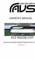 AVS RM43B-DVR Manual del usuario