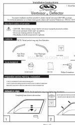 AVS Ventvisor Installation Instructions Manual