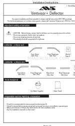 AVS Ventvisor Installation Instructions Manual