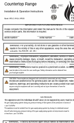 CPG HP636 Installation & Operation Instructions