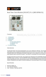 DFRobot DS1307 Manual