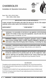 CPG CBL15 Installatie- en bedieningsinstructies