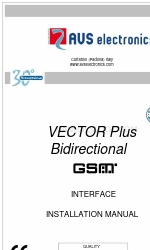 AVS Electronics VECTOR Plus Installationshandbuch