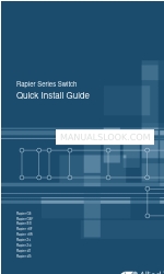 Allied Telesis Rapier 8/8 Handbuch zur Schnellinstallation
