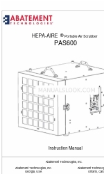 Abatement Technologies HEPA-AIRE PAS600 Gebrauchsanweisung