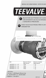 DG FLOW TEEVALVE 10 1 1/2 Manual del operador y de mantenimiento