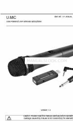 Avsl QTX U-MIC 171.807UK 사용자 설명서