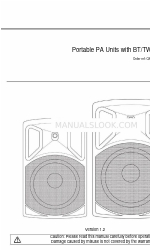 Avsl Qtx QX12PA Benutzerhandbuch