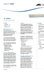 Allied Telesis AT AR440S  AT-AR440S-10 AT-AR440S-10 Ficha de datos